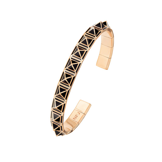 Revolution Rose Gold Back Enamel Bangle